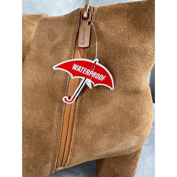 Blondo Women's Alida Waterproof Zip Up Ankle Booties, Brown, 11 Medium US - Picture 5 of 8